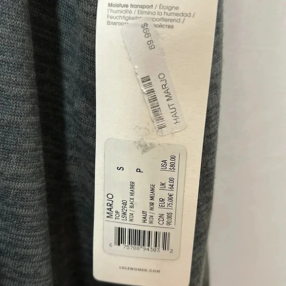 LOLE MARJO cut out back,oversized, boxy, PTP 24”athleisure, travel,sporty NWT - Picture 8 of 9